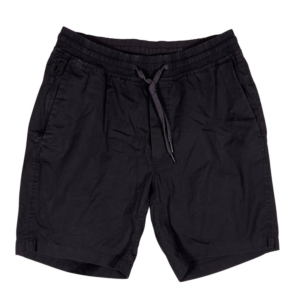 Lululemon Bowline Short 8" Canvas Black Mens M Drawstring Gym Active Gorpcore